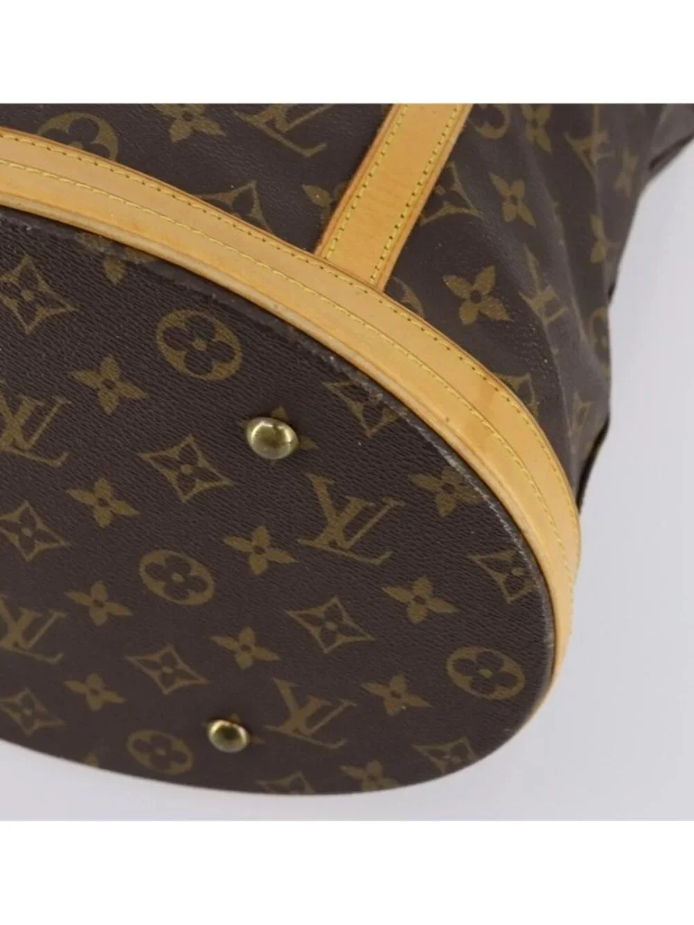 Authentic LOUIS VUITTON Monogram Bucket GM Shoulder Bag M42236 LV